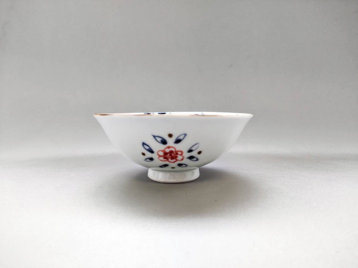 つる花唐草飯碗小【徳七窯】