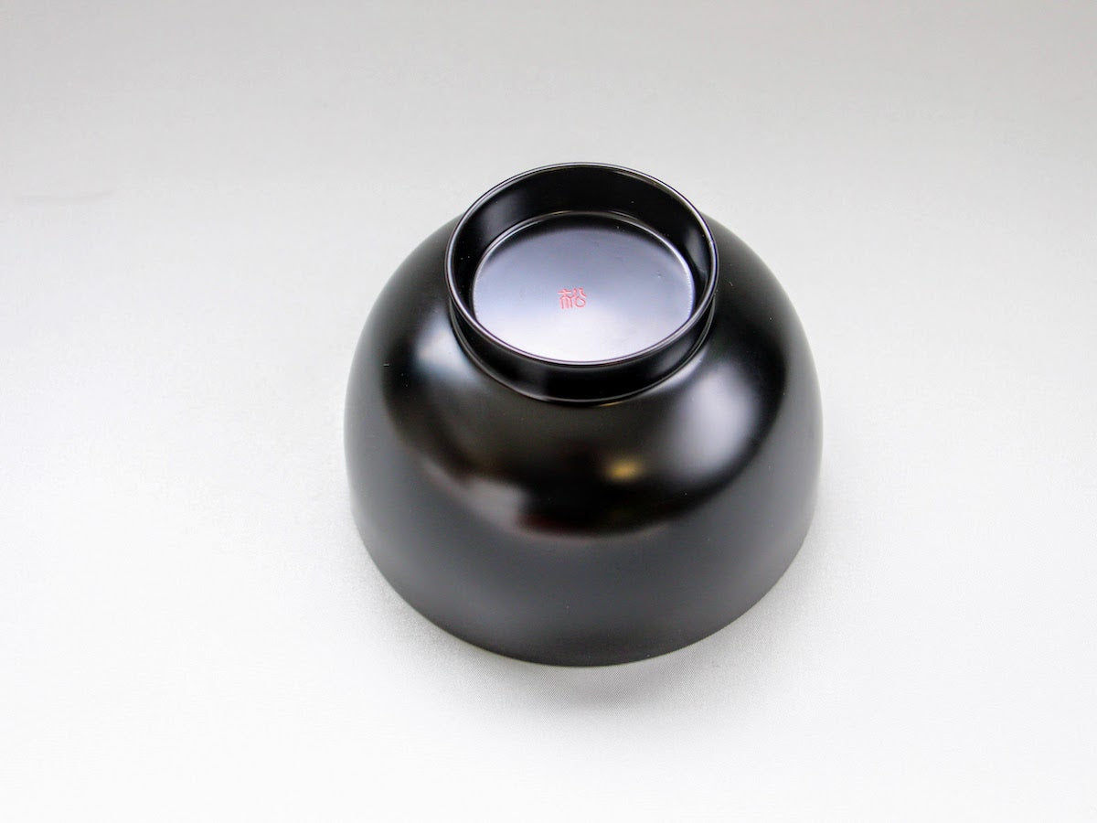 洗浄機対応入れ子椀 大 黒【松屋漆器】