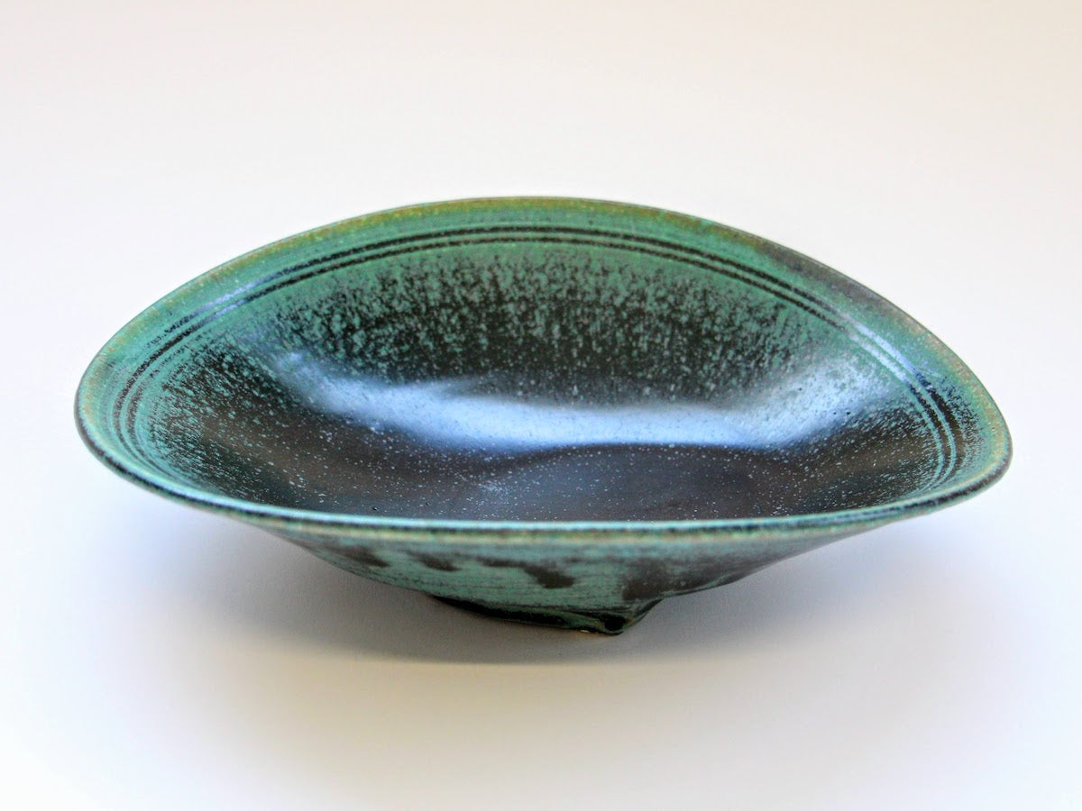 艶消織部パスタ皿【山本一仁】
