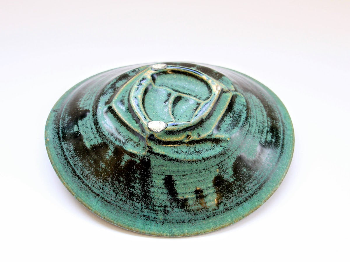 艶消織部パスタ皿【山本一仁】