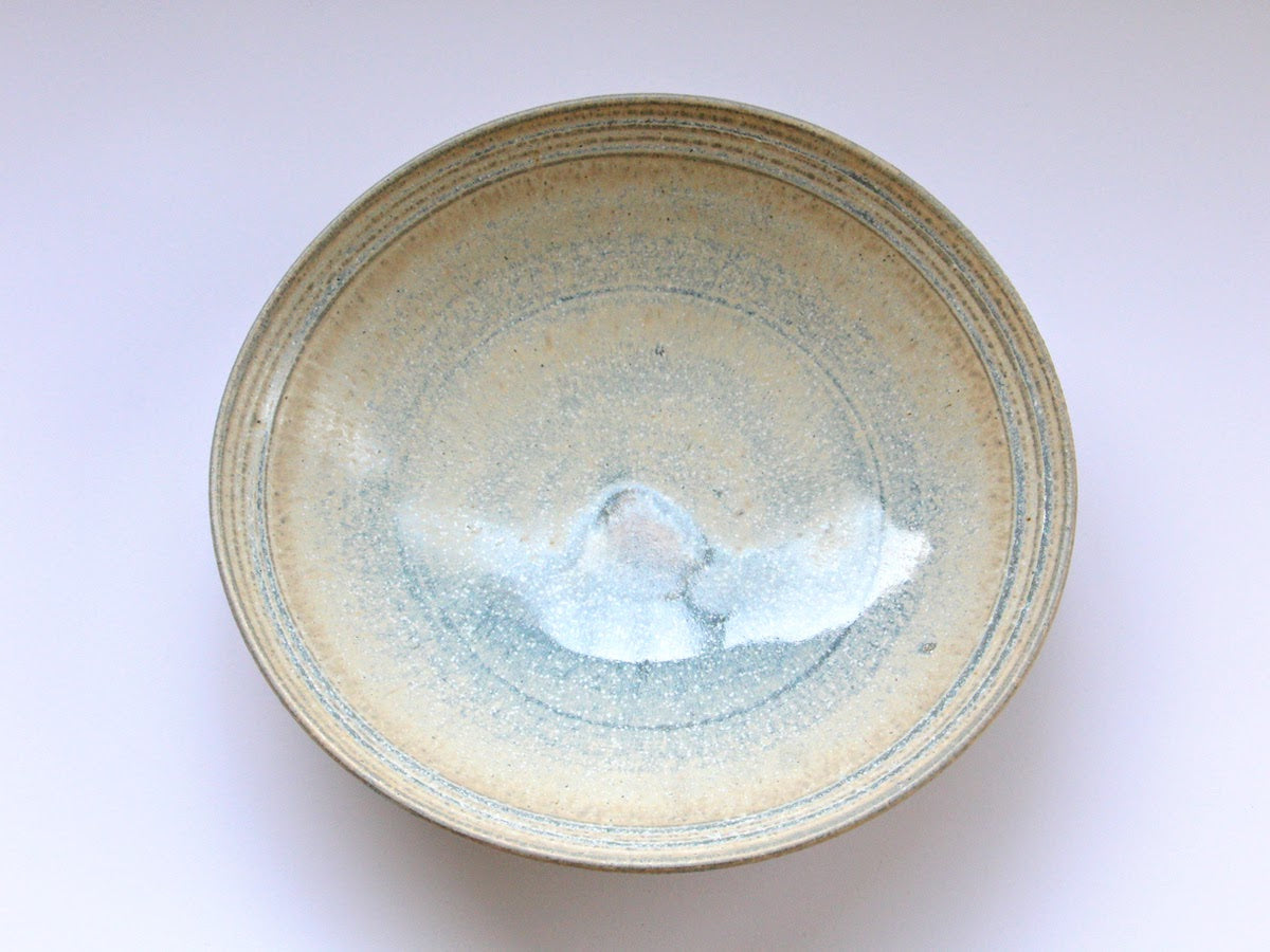 白マット釉パスタ皿【山本一仁】