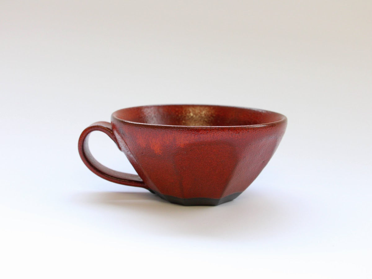 総ジャパネスク面取手付スープ鉢【宗山窯】