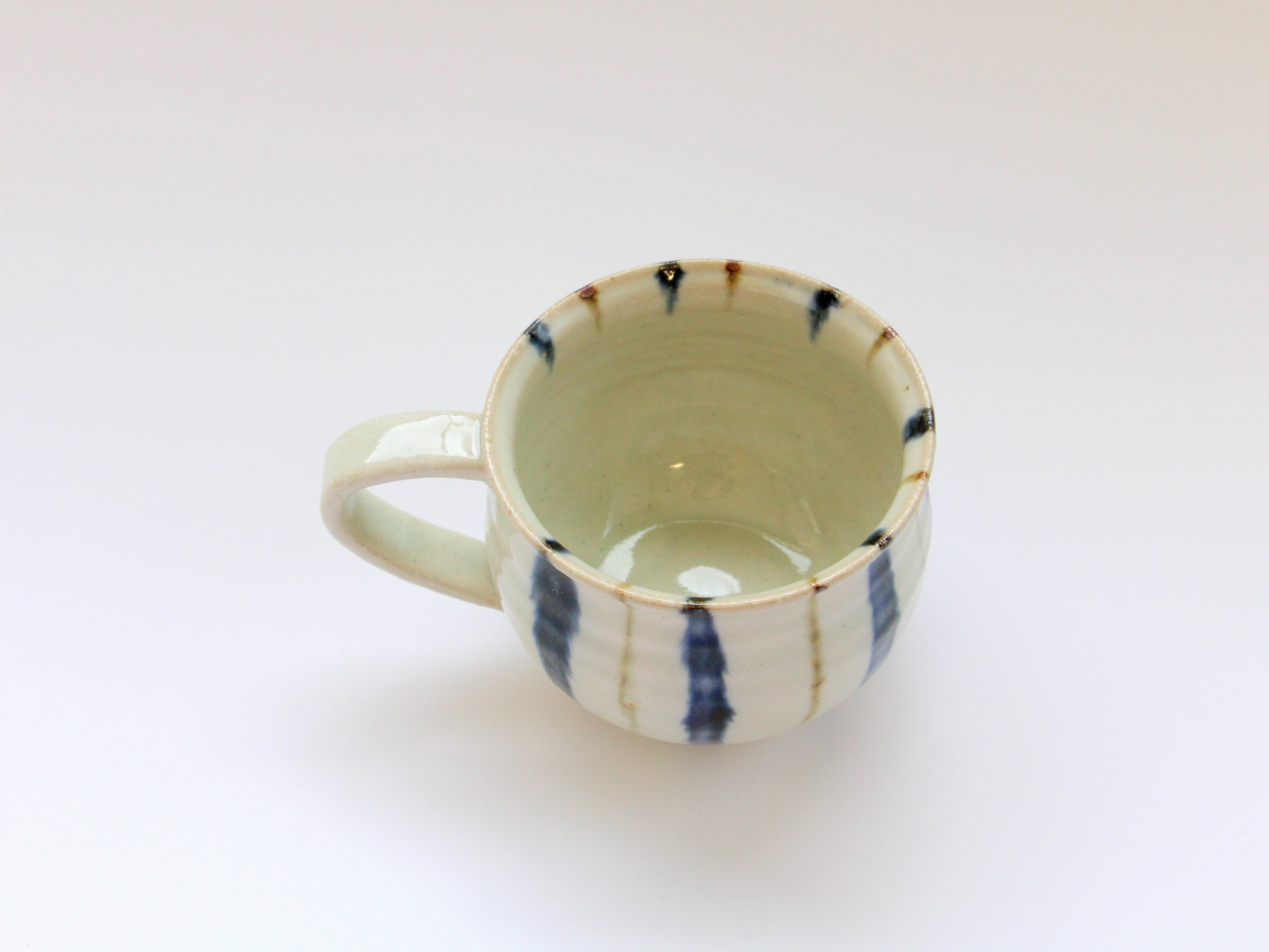 錆安南十草マグカップ【南窯】