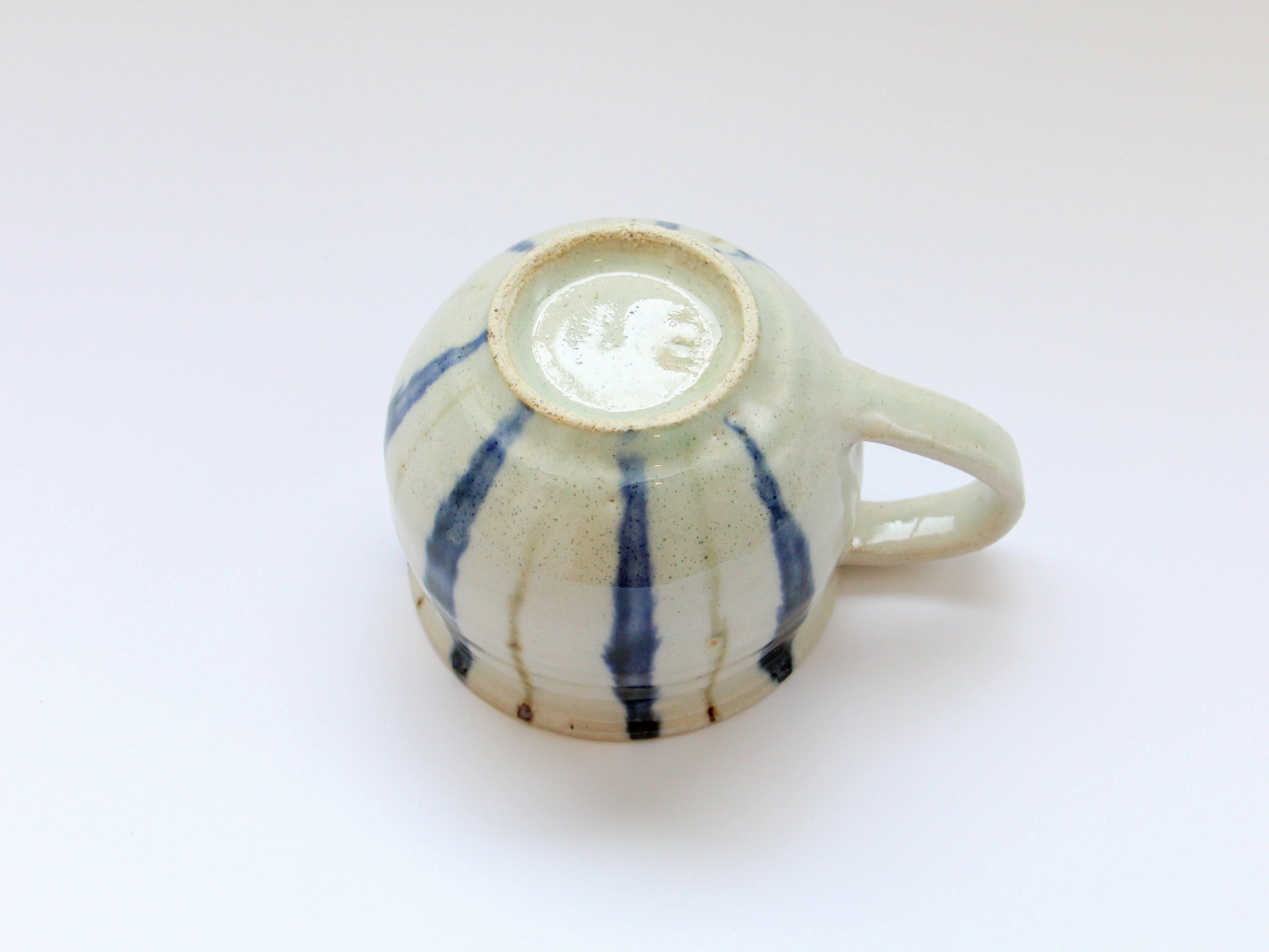 錆安南十草マグカップ【南窯】