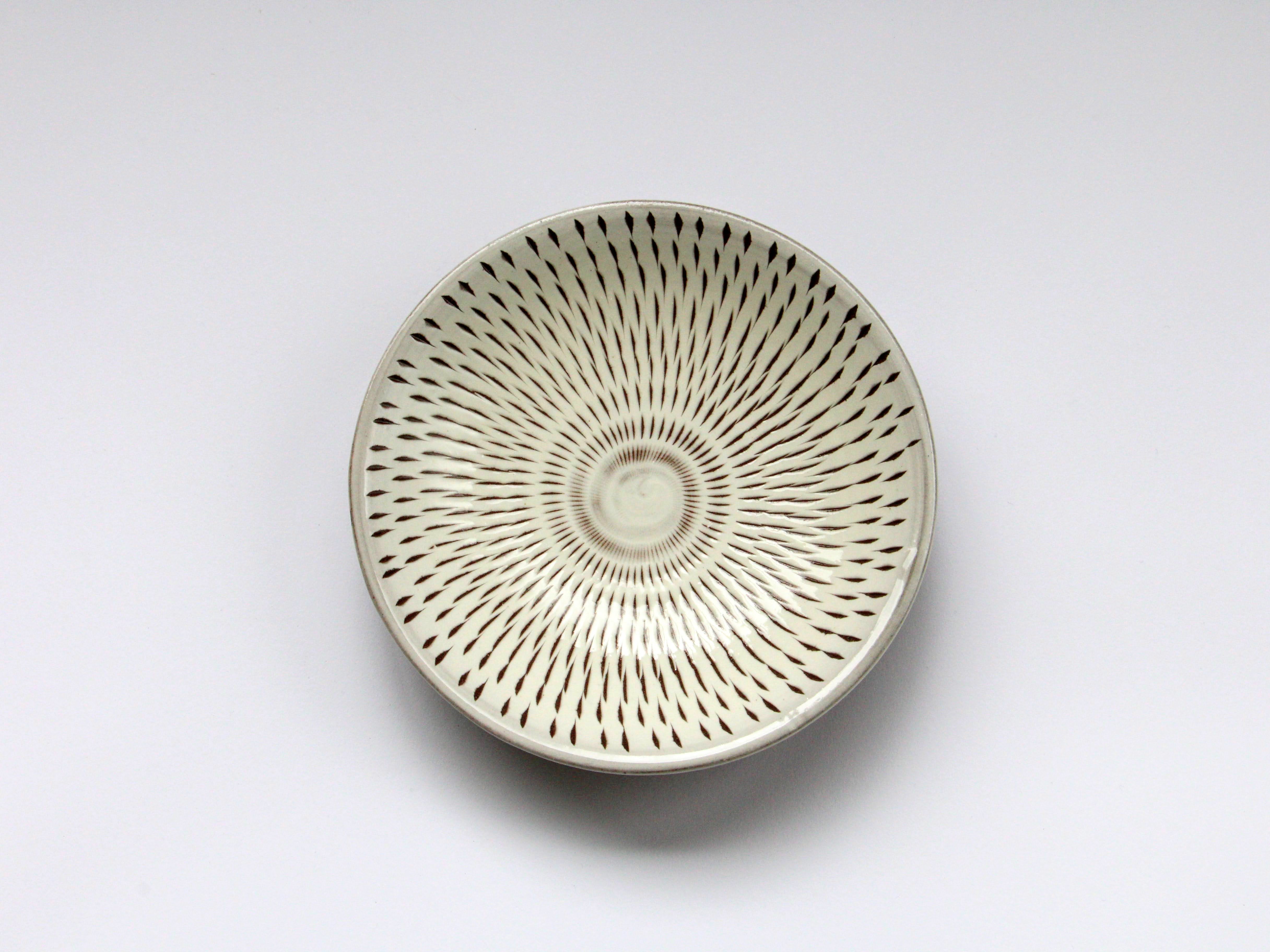 とびかんな5寸皿【宝山窯】