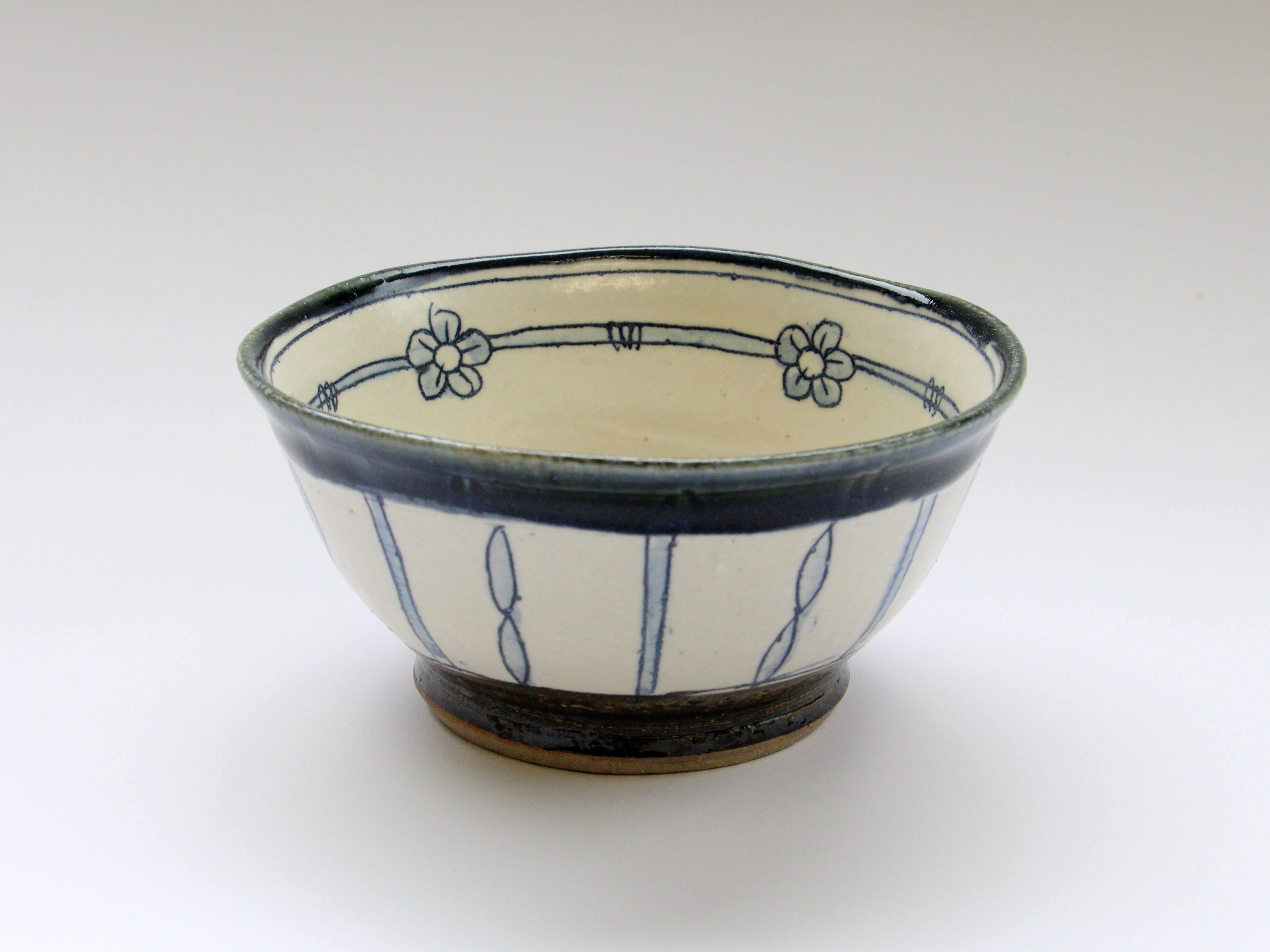 どんぶり小 青 魚と鳥【加藤淳】