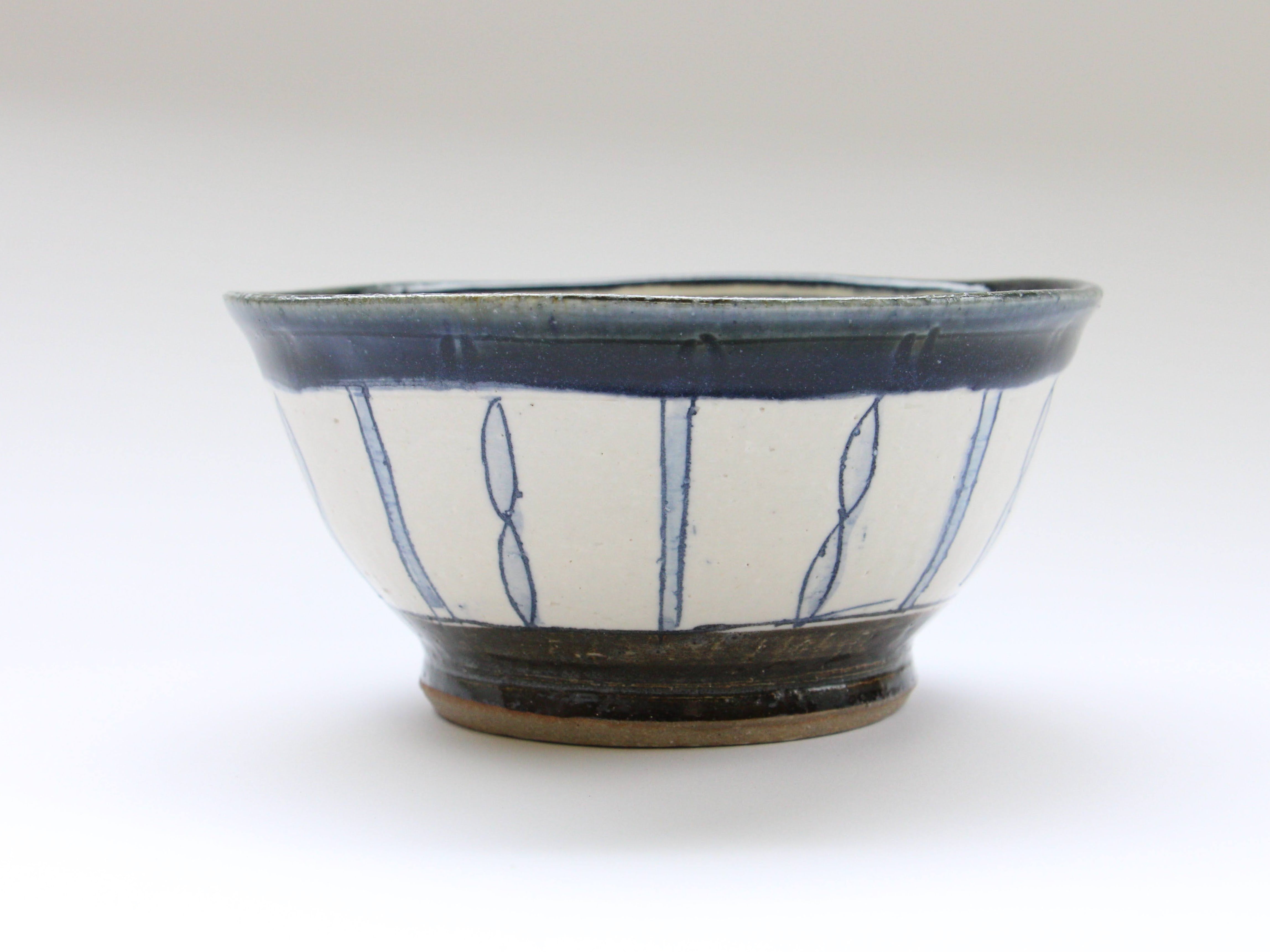 どんぶり小 青 魚と鳥【加藤淳】