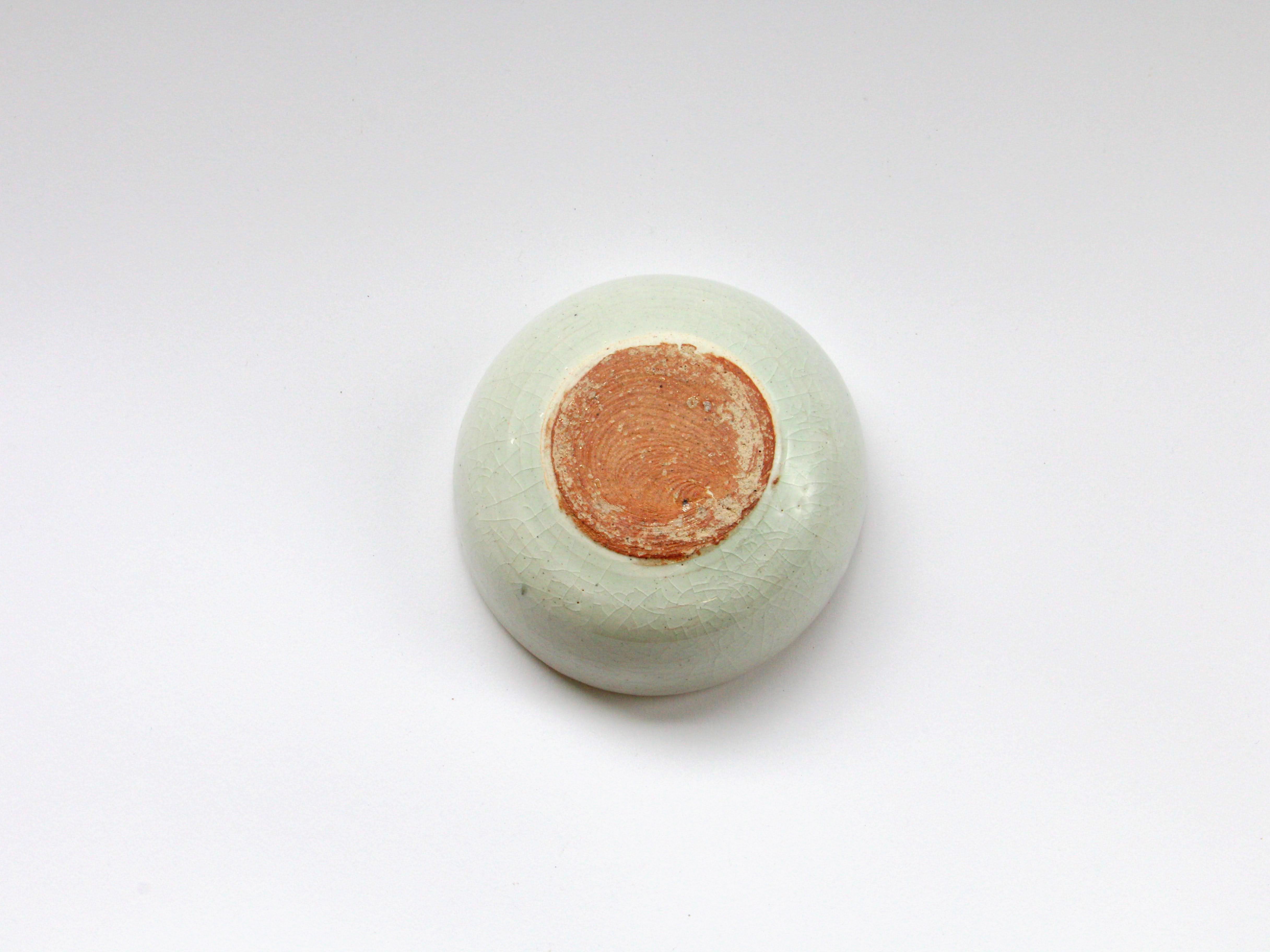 赤花紋丸小鉢【巌陶房】