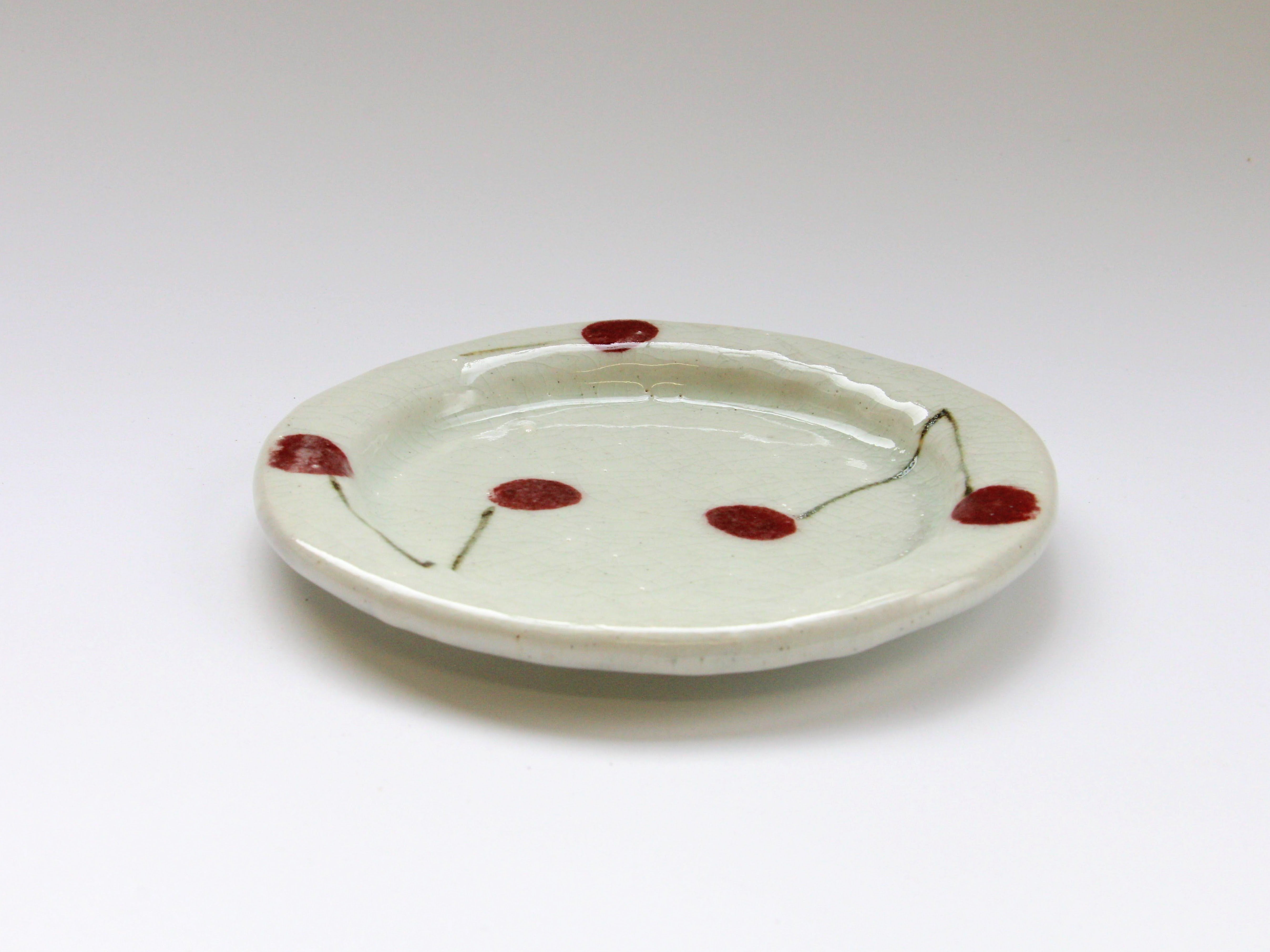 さくらんぼ取皿【巌陶房】