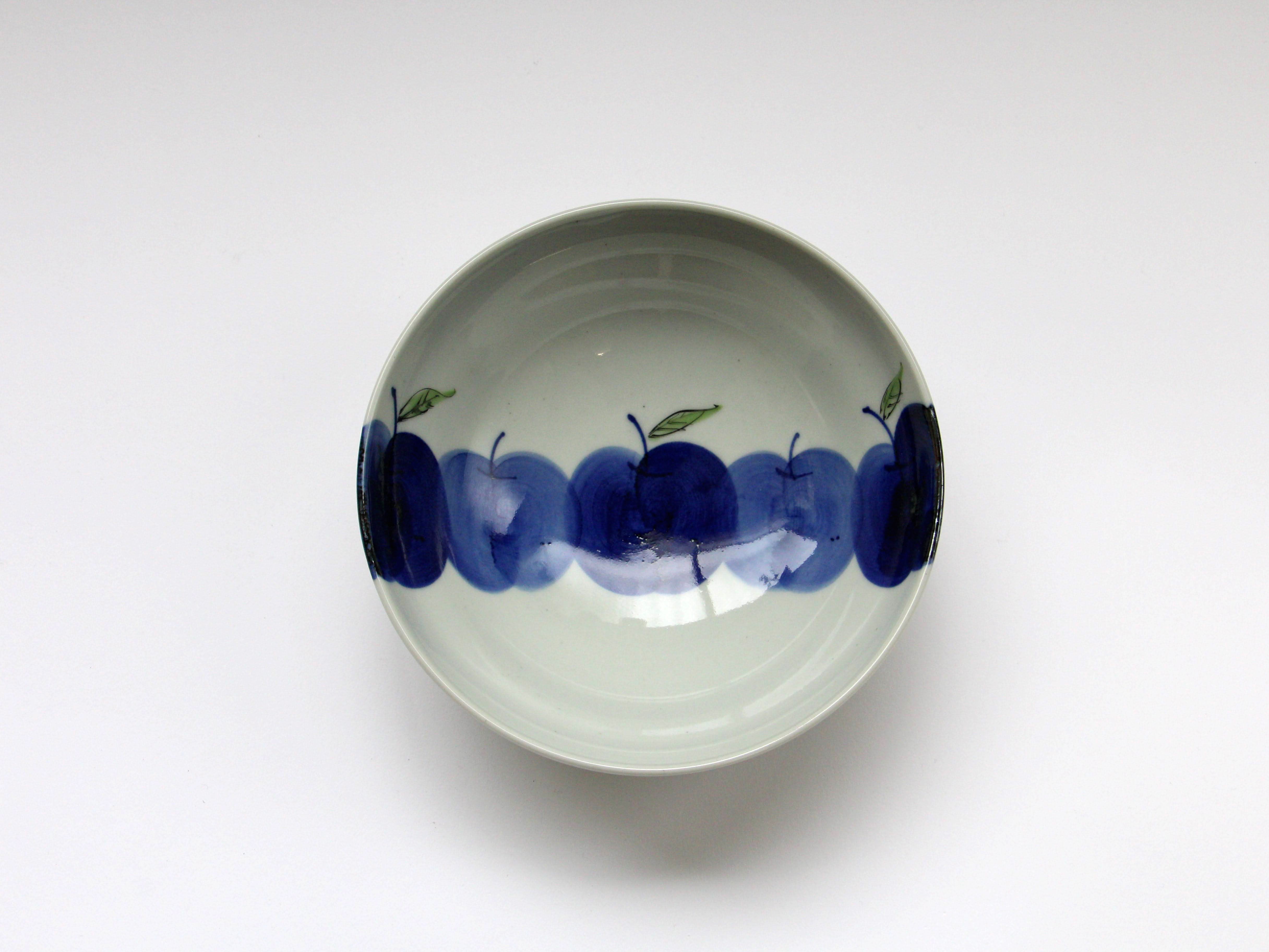 りんご丸小鉢【敏彩窯】