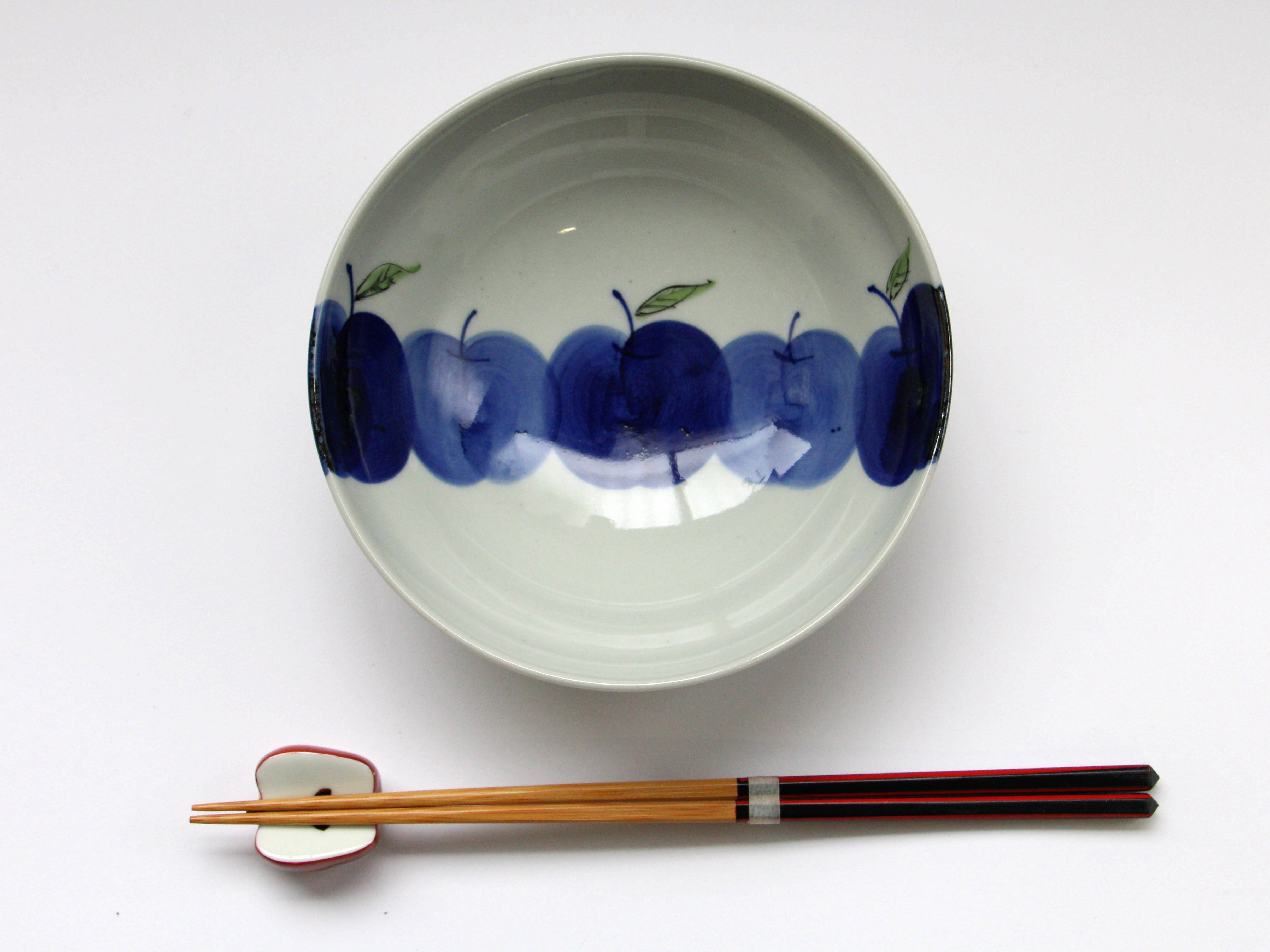 りんご丸小鉢【敏彩窯】