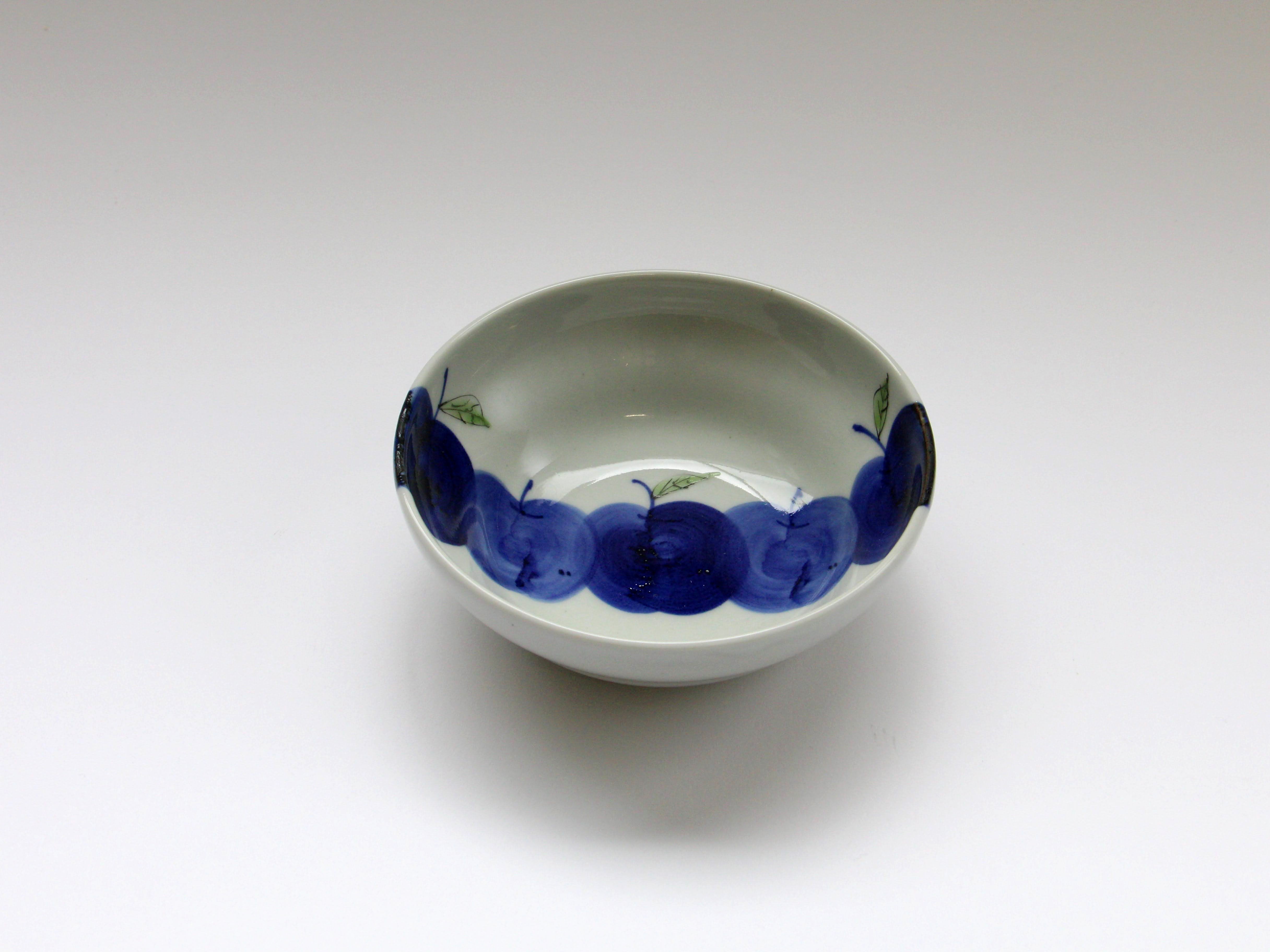 りんご丸小付【敏彩窯】