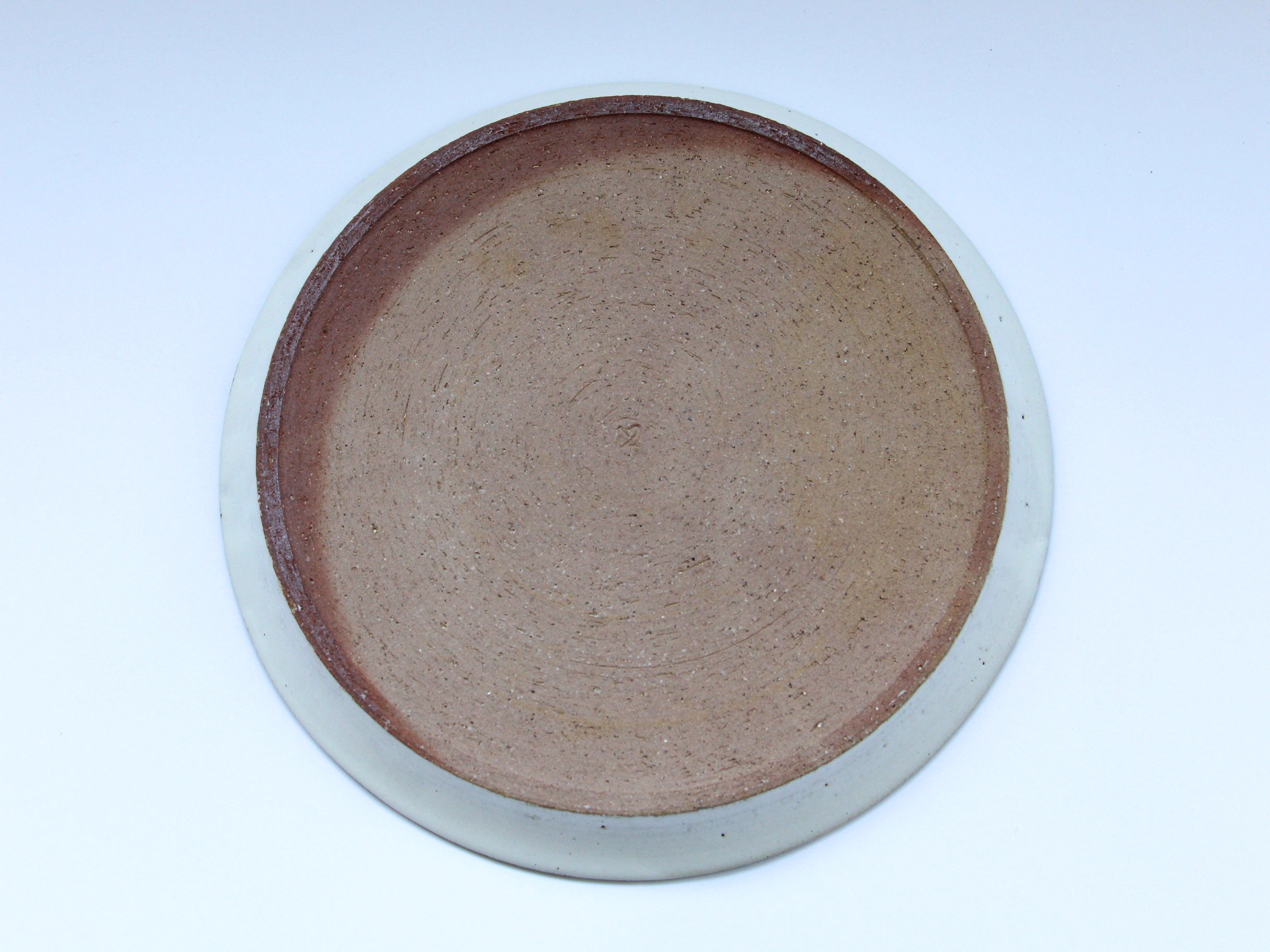 白泥8寸プレート【文山香菜江】