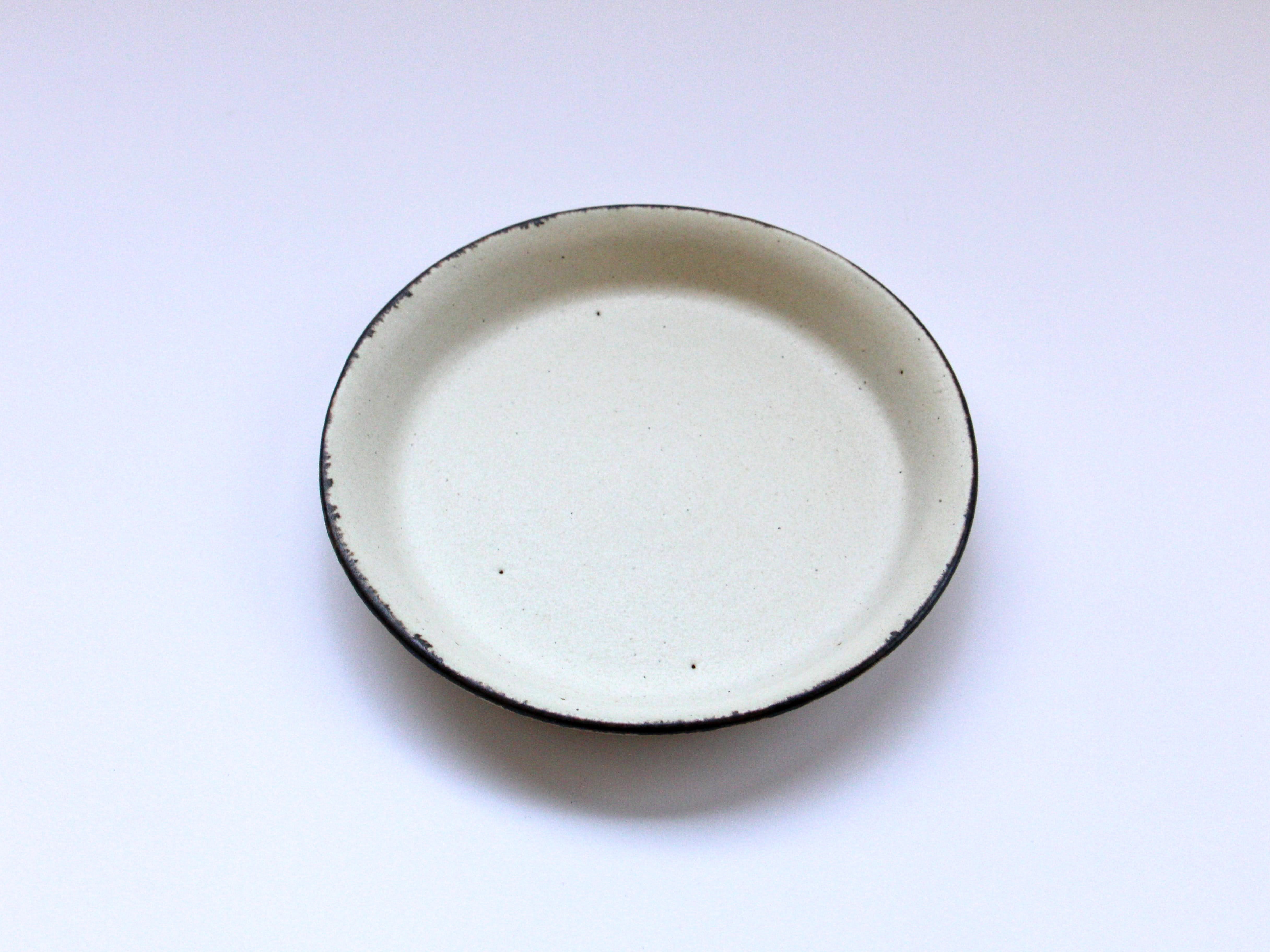 白泥5寸プレート【文山香菜江】