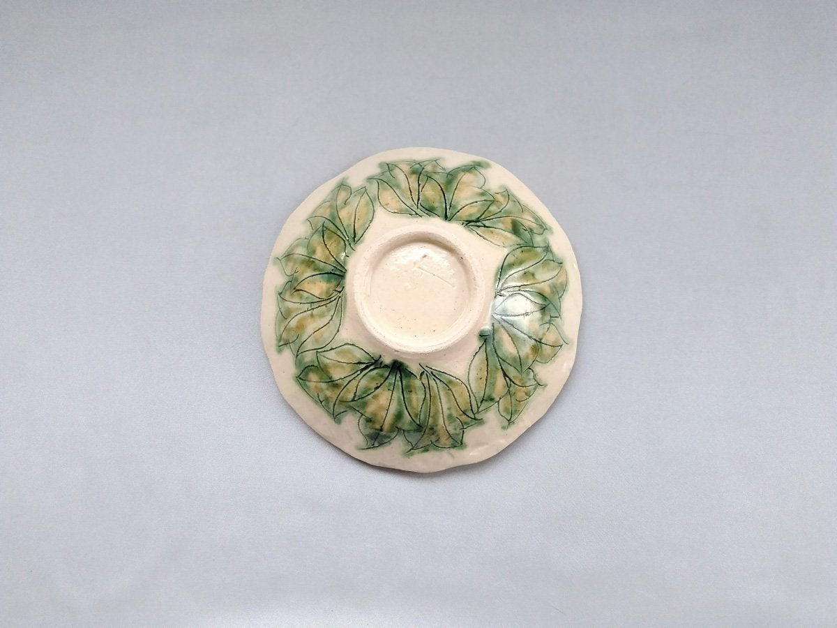 牡丹花5寸浅鉢 紫【加藤芳平】