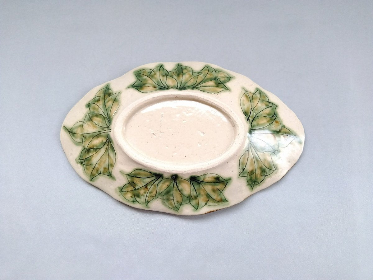 牡丹花舟形皿 紫【加藤芳平】