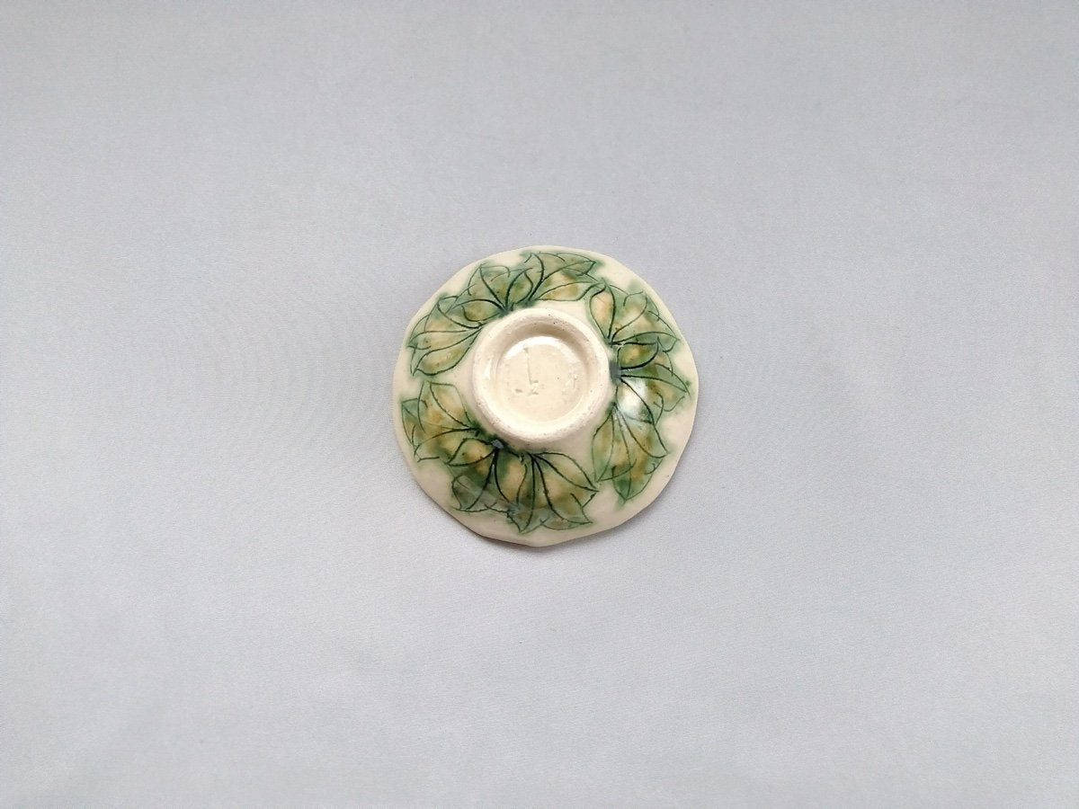 牡丹花輪花豆鉢 紫【加藤芳平】