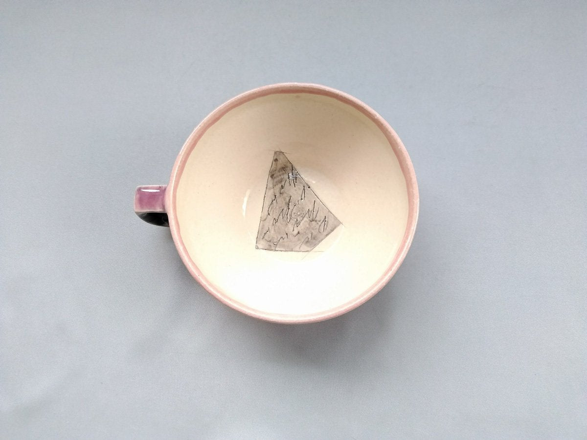 カフェスープ ピンク【鶴琳窯】