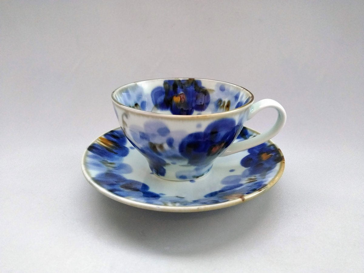 内外花詰丸コーヒーC/S【長十郎窯】