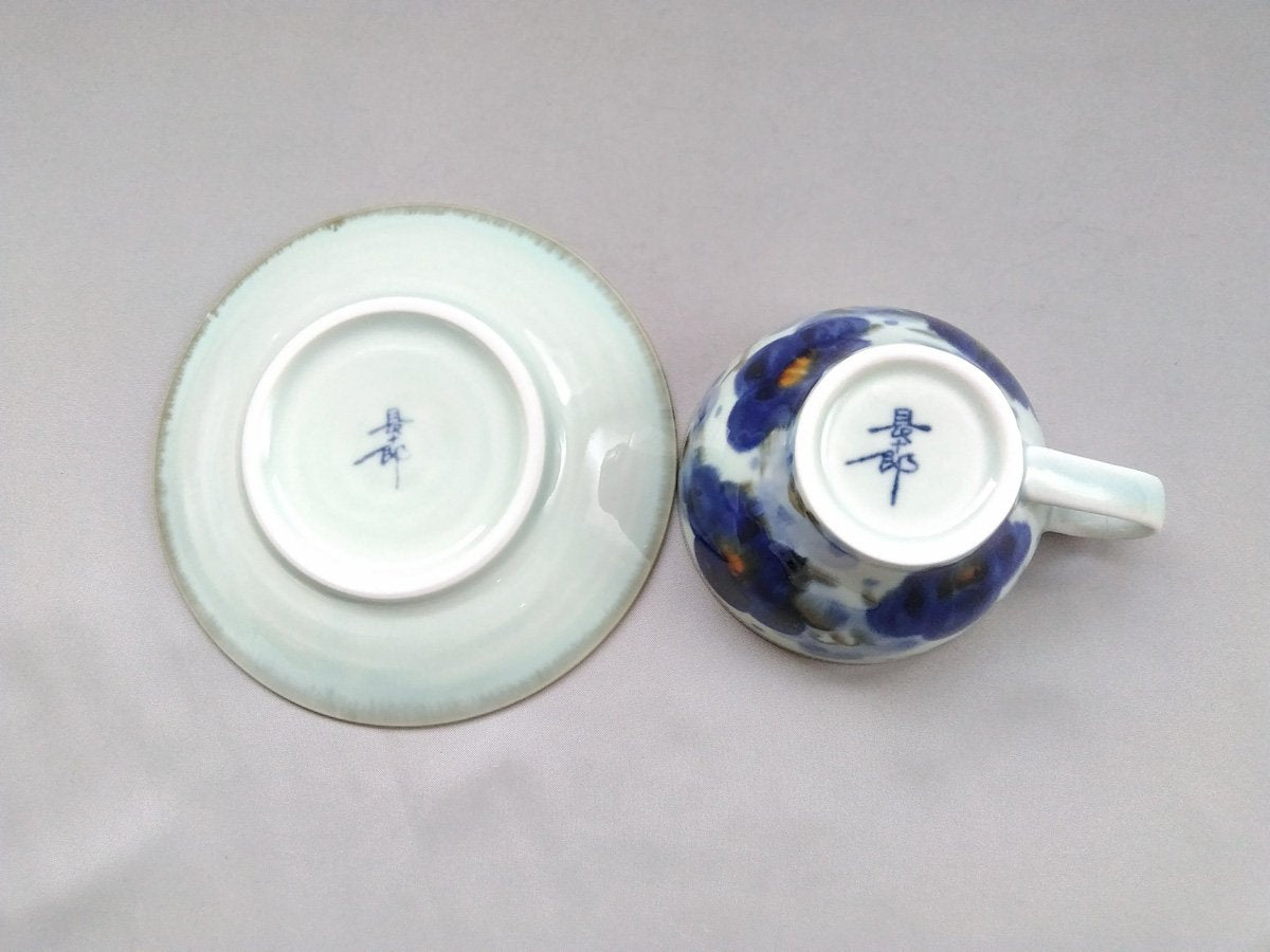 内外花詰丸コーヒーC/S【長十郎窯】