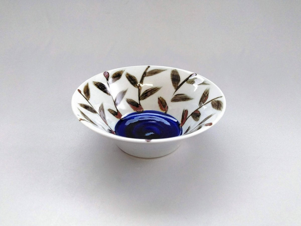 輪枯れ草5寸反り鉢【小林巧征】