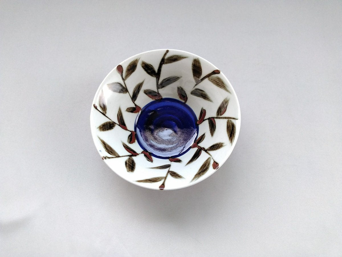 輪枯れ草5寸反り鉢【小林巧征】