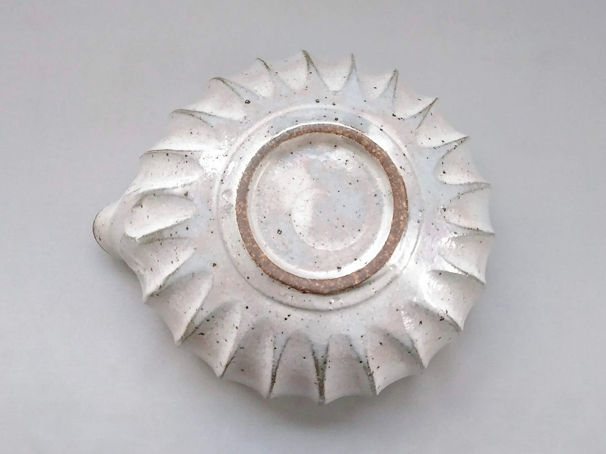 粉引太削ぎ6寸片口鉢【兵山窯】