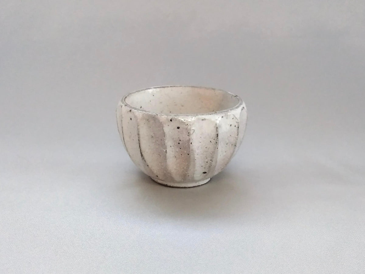 粉引太削ぎ丸ぐい呑【兵山窯】