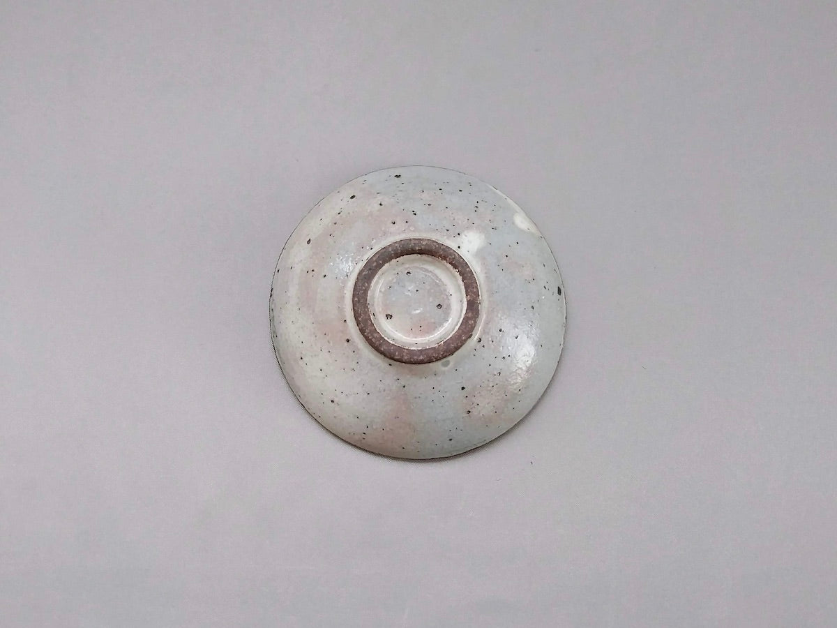 粉引しのぎ豆皿【兵山窯】