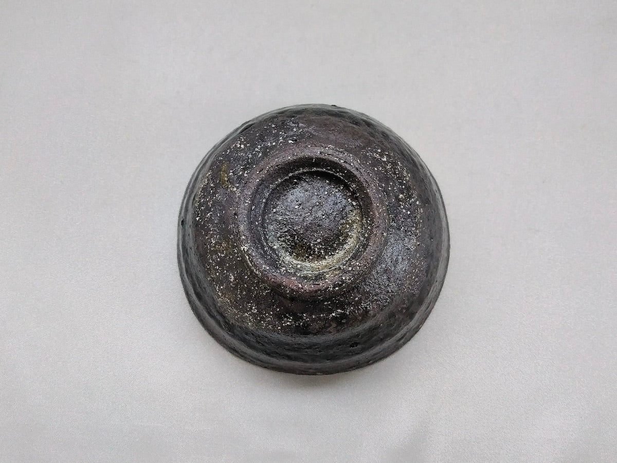 鼠灰釉飯碗小【奥田誠二】