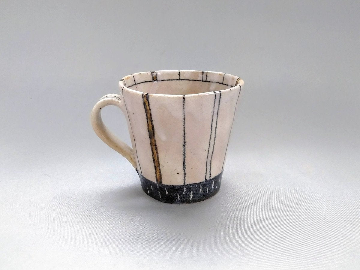 十草切立マグ緑【佐藤正士】