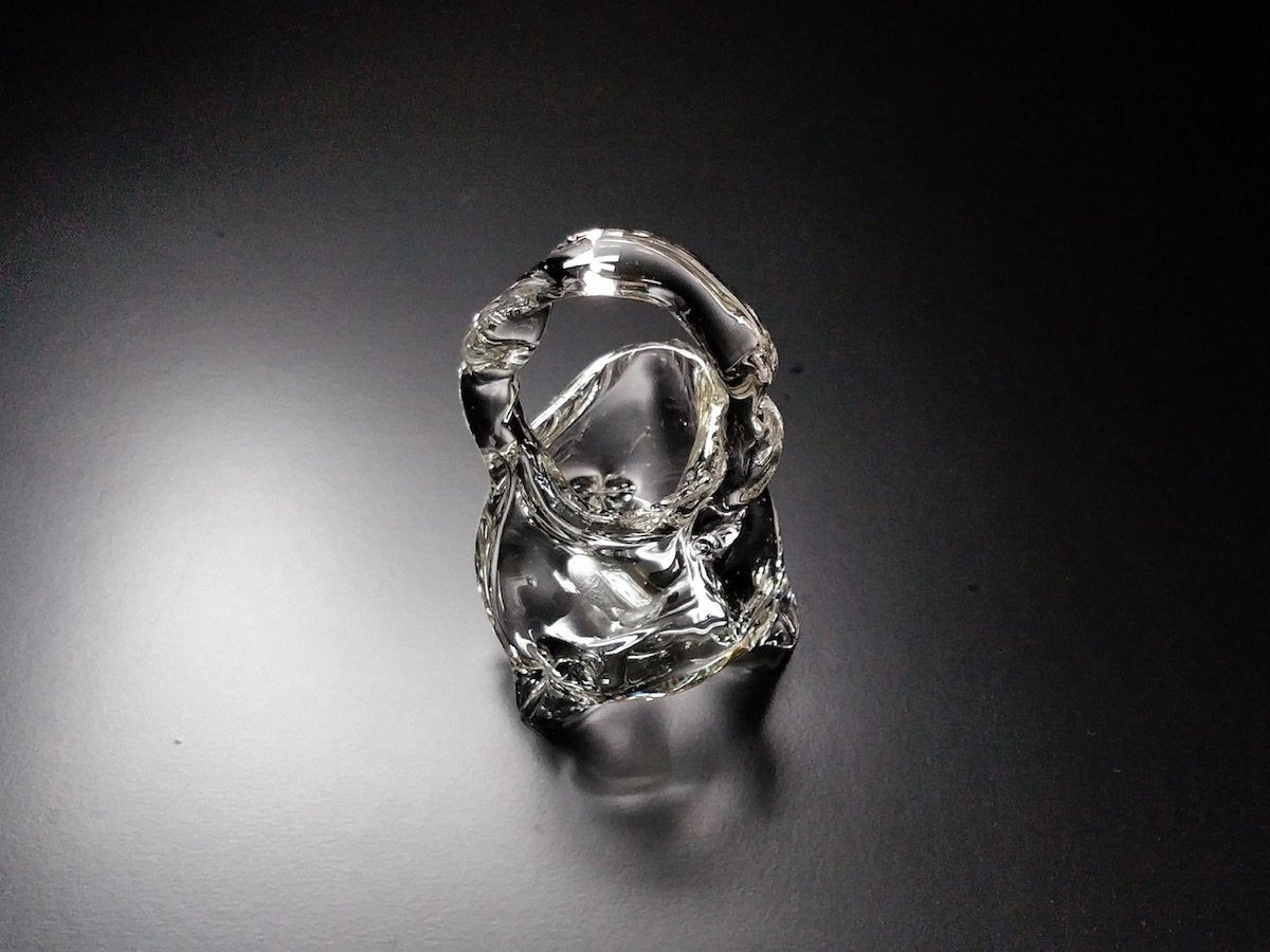 三つ足花入(カゴ型)【原光弘】