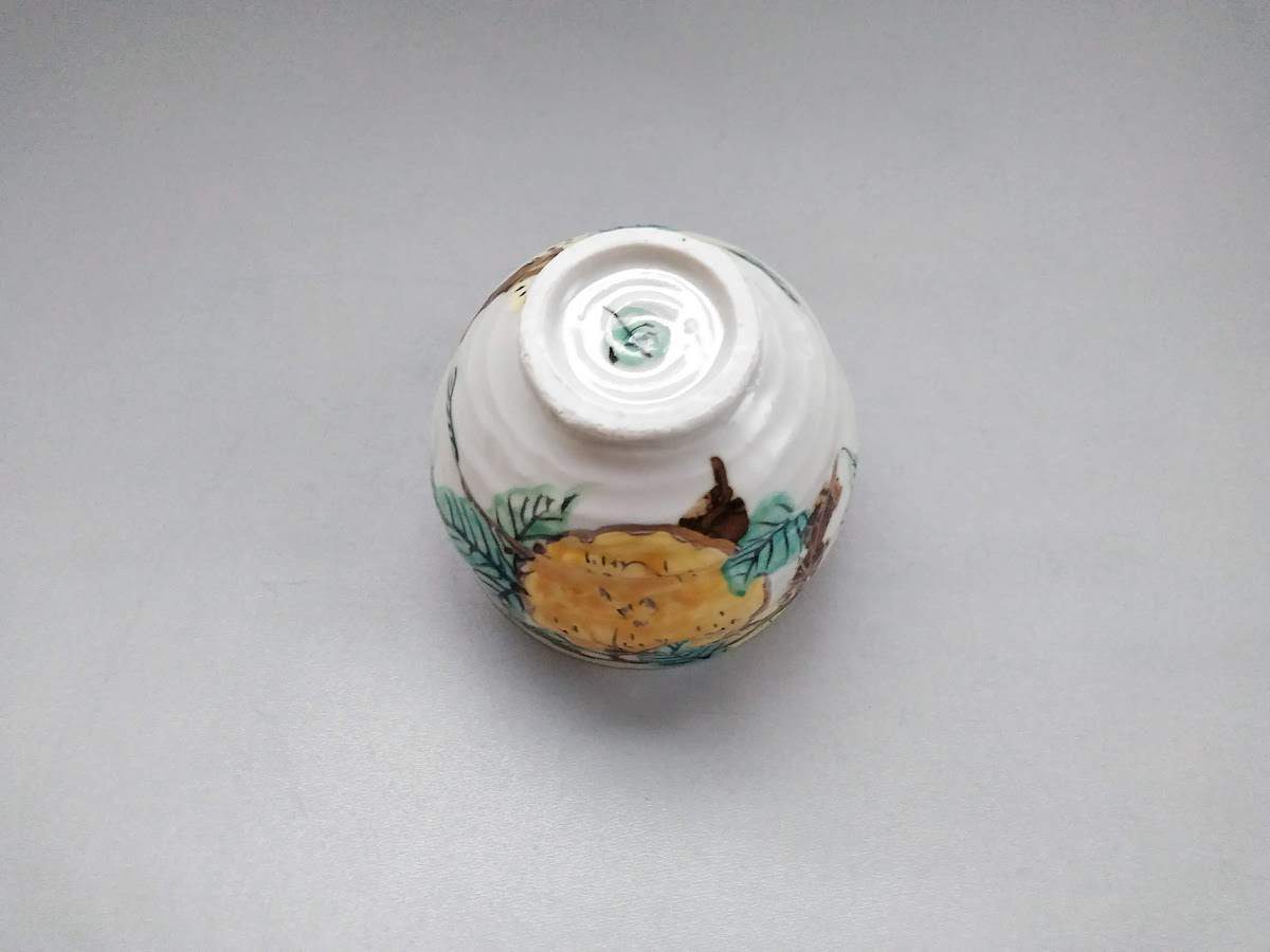 色絵ゆず紋丸汲出【和田一人】