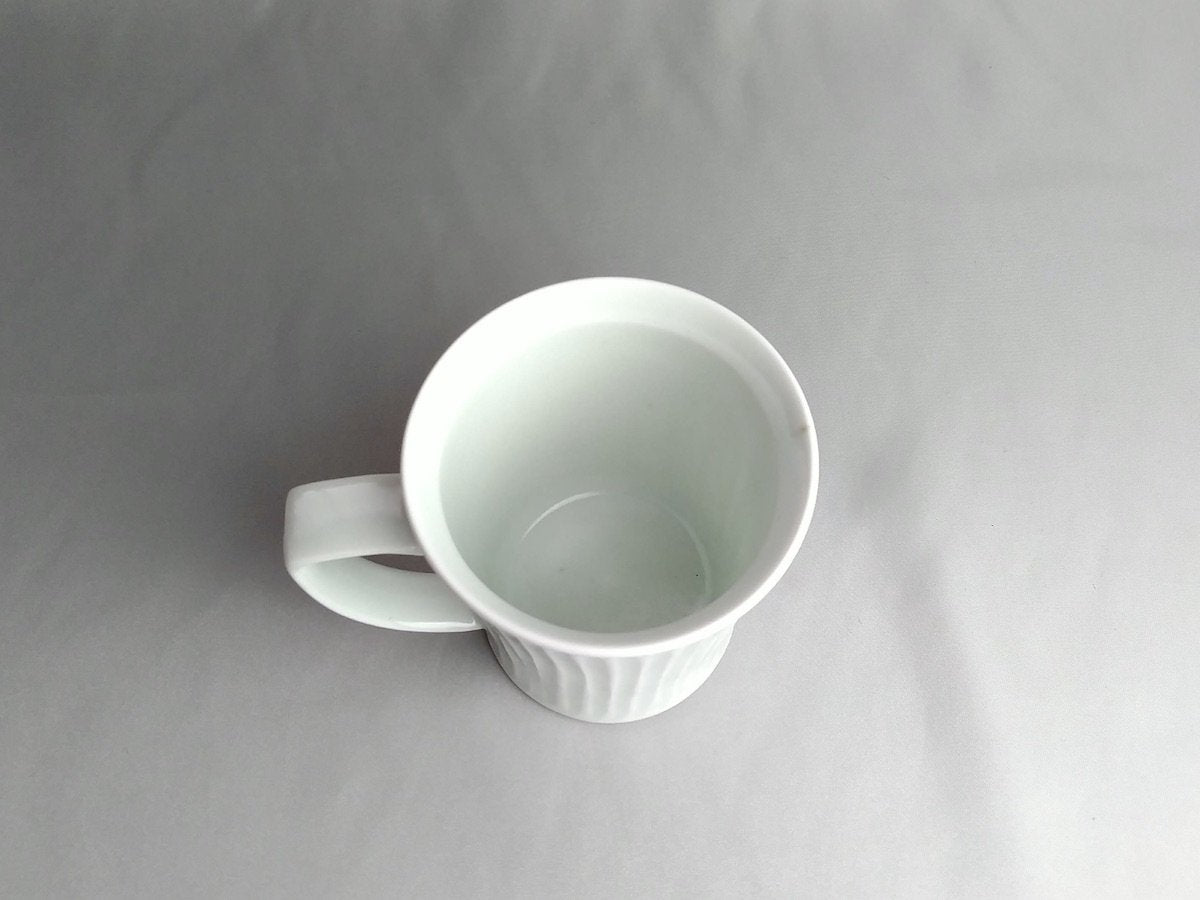 灰釉しのぎマグ【陶房青】