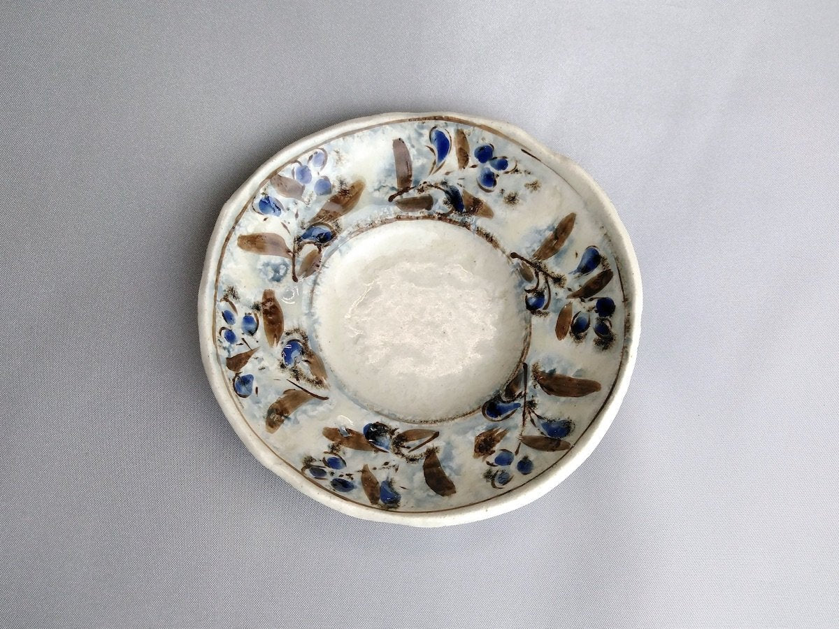 安南青エスニック4寸リム鉢【日比野正明】