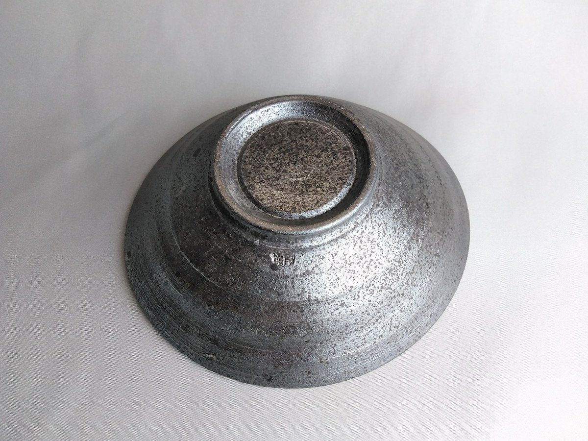 銀化たわみ鉢【富田正】