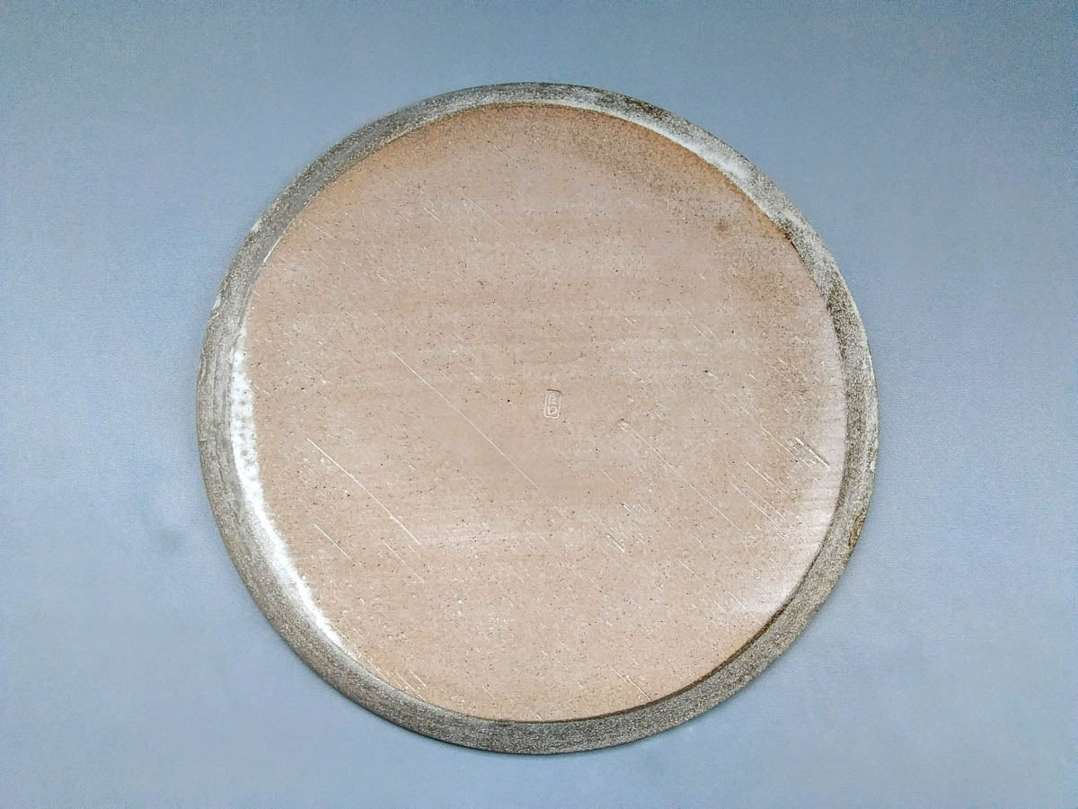 新粉引プレート皿 28cm【熊谷雅博】