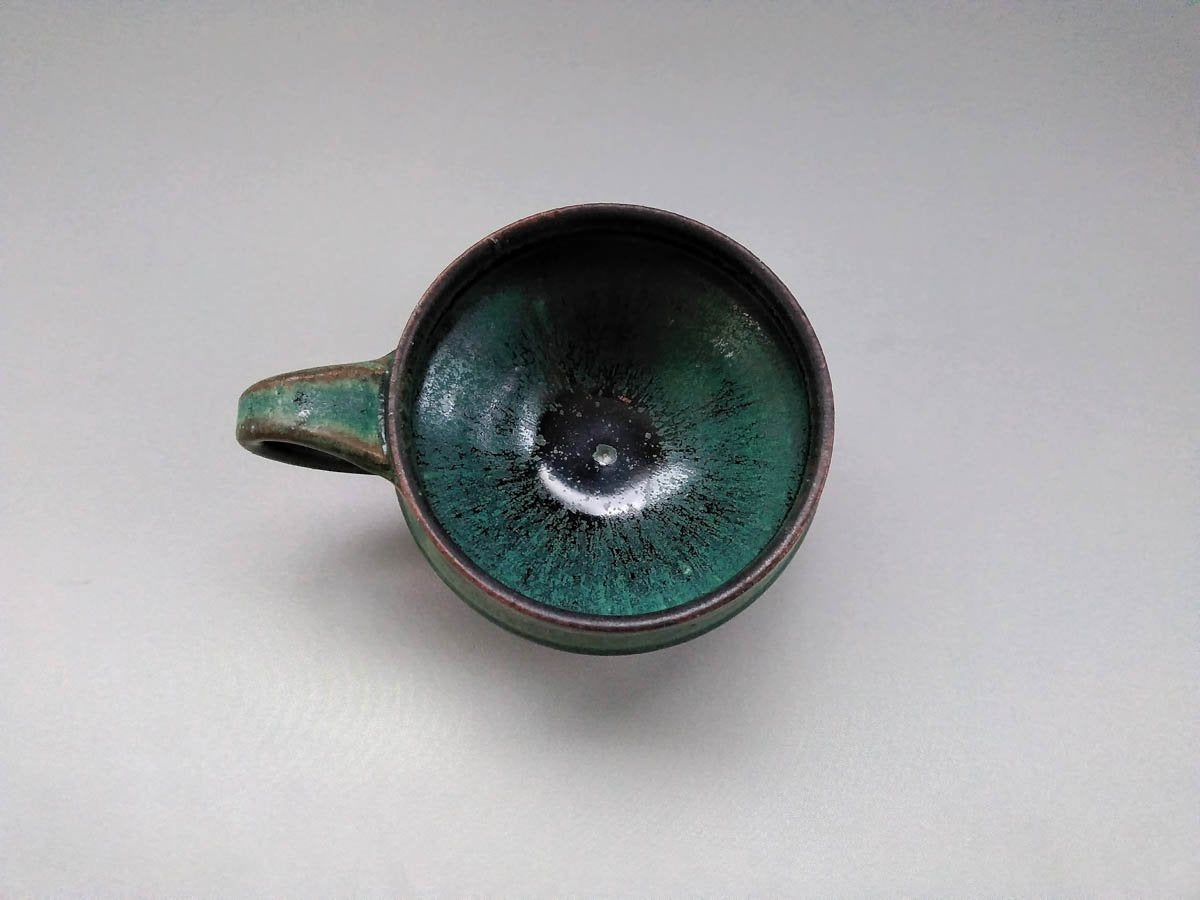 艶消織部スープカップ【山本一仁】