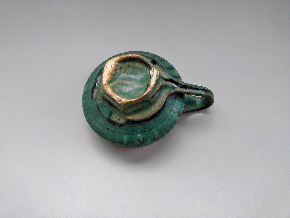 艶消織部スープカップ【山本一仁】