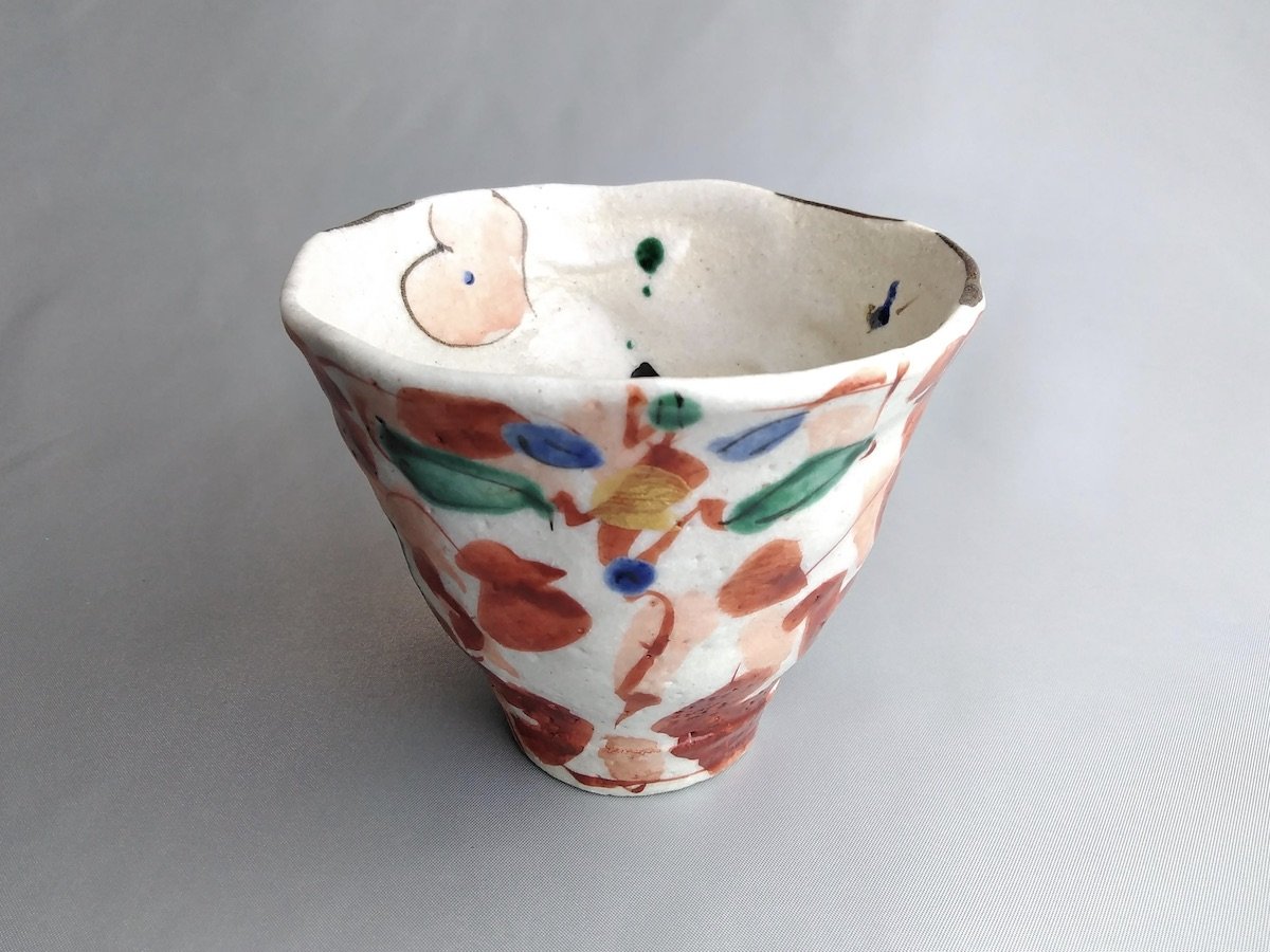 赤絵朝顔汲出【鈴木工友】