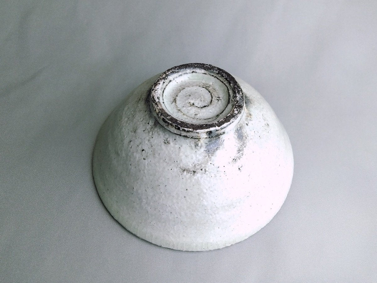 粉引平飯碗大【奥田誠二】