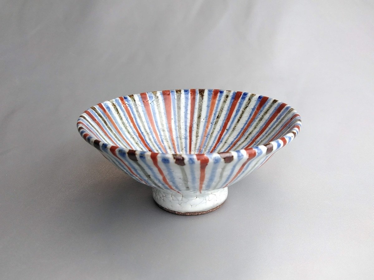 三色十草飯碗赤【三浦繁久】