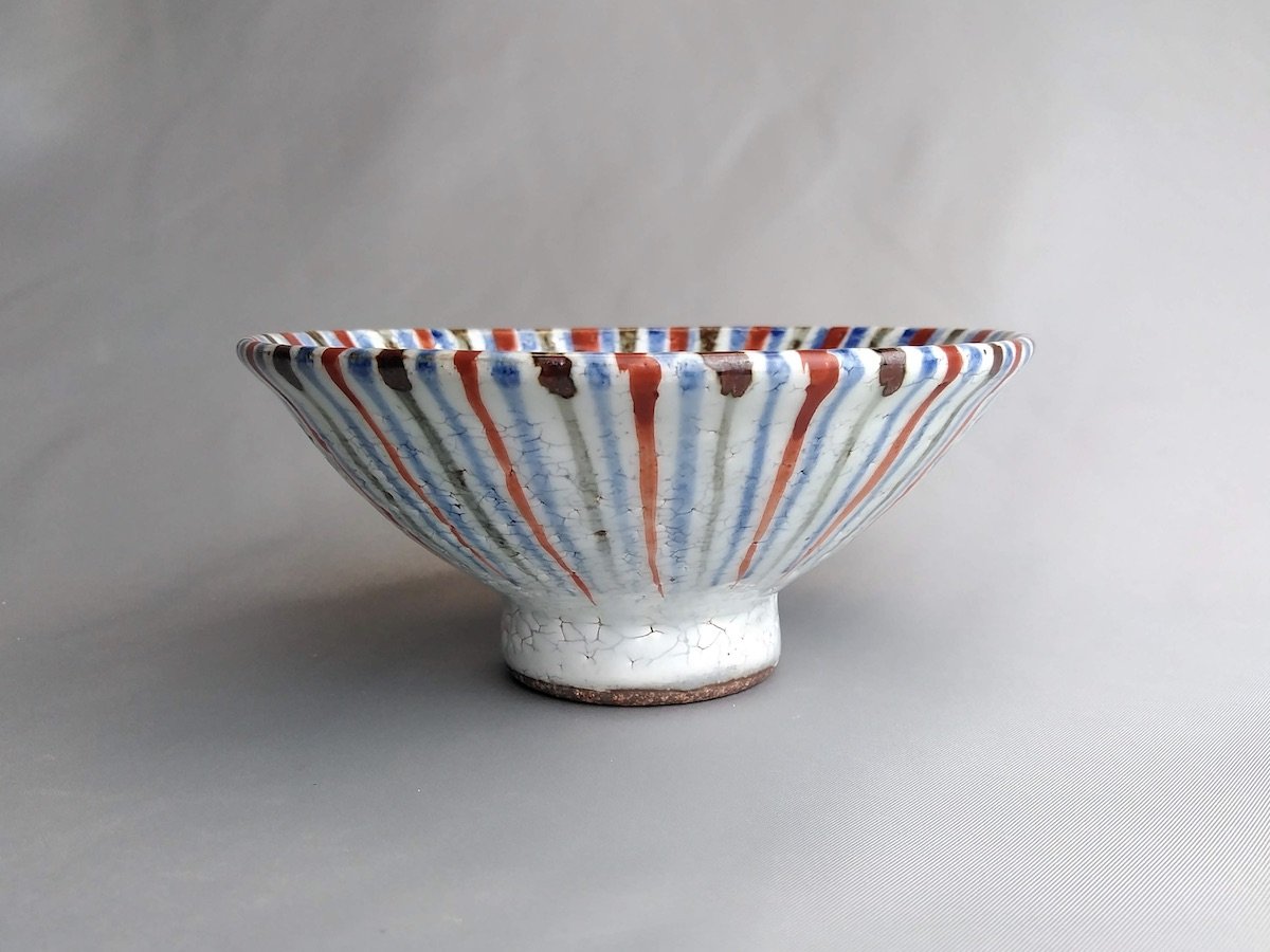 三色十草飯碗赤【三浦繁久】