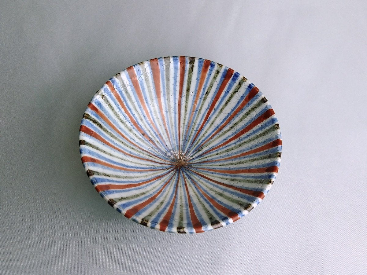 三色十草飯碗赤【三浦繁久】