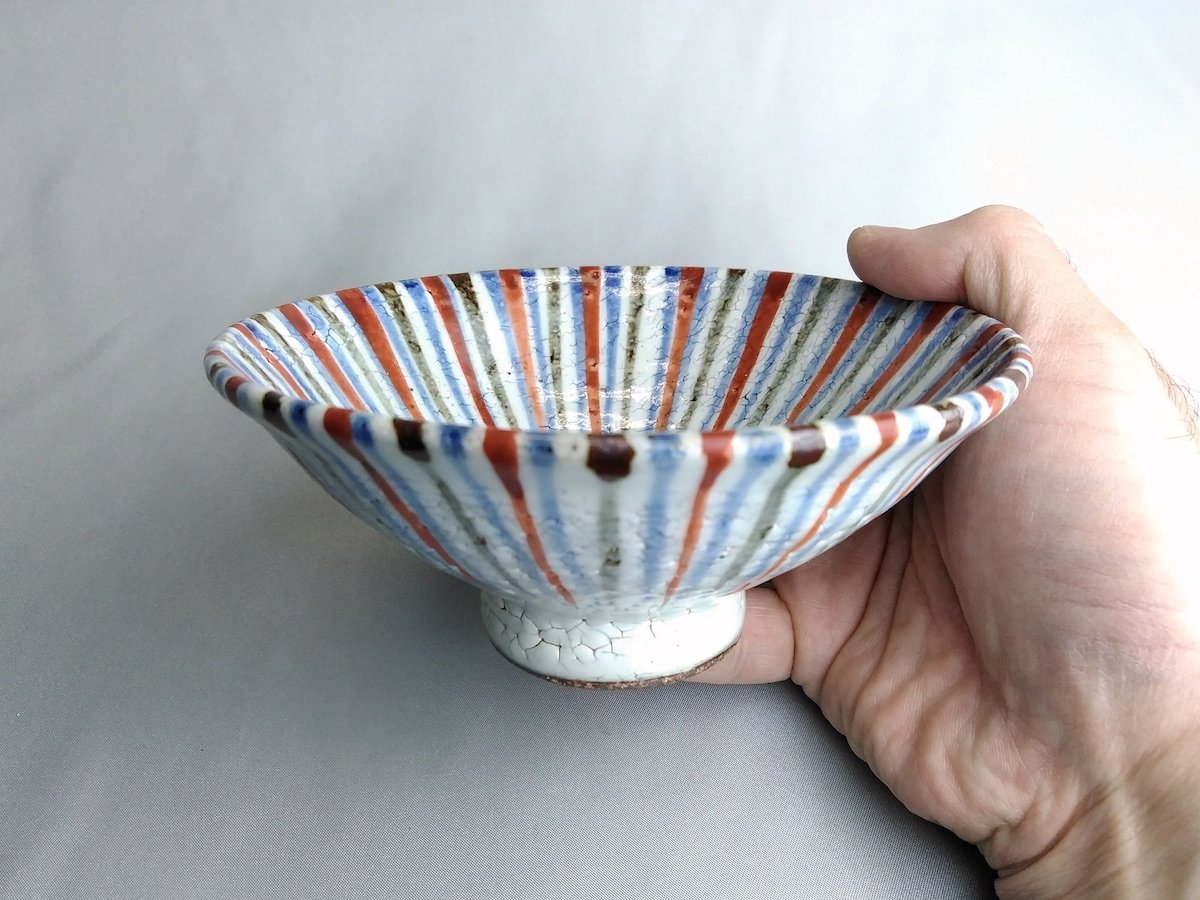 三色十草飯碗赤【三浦繁久】