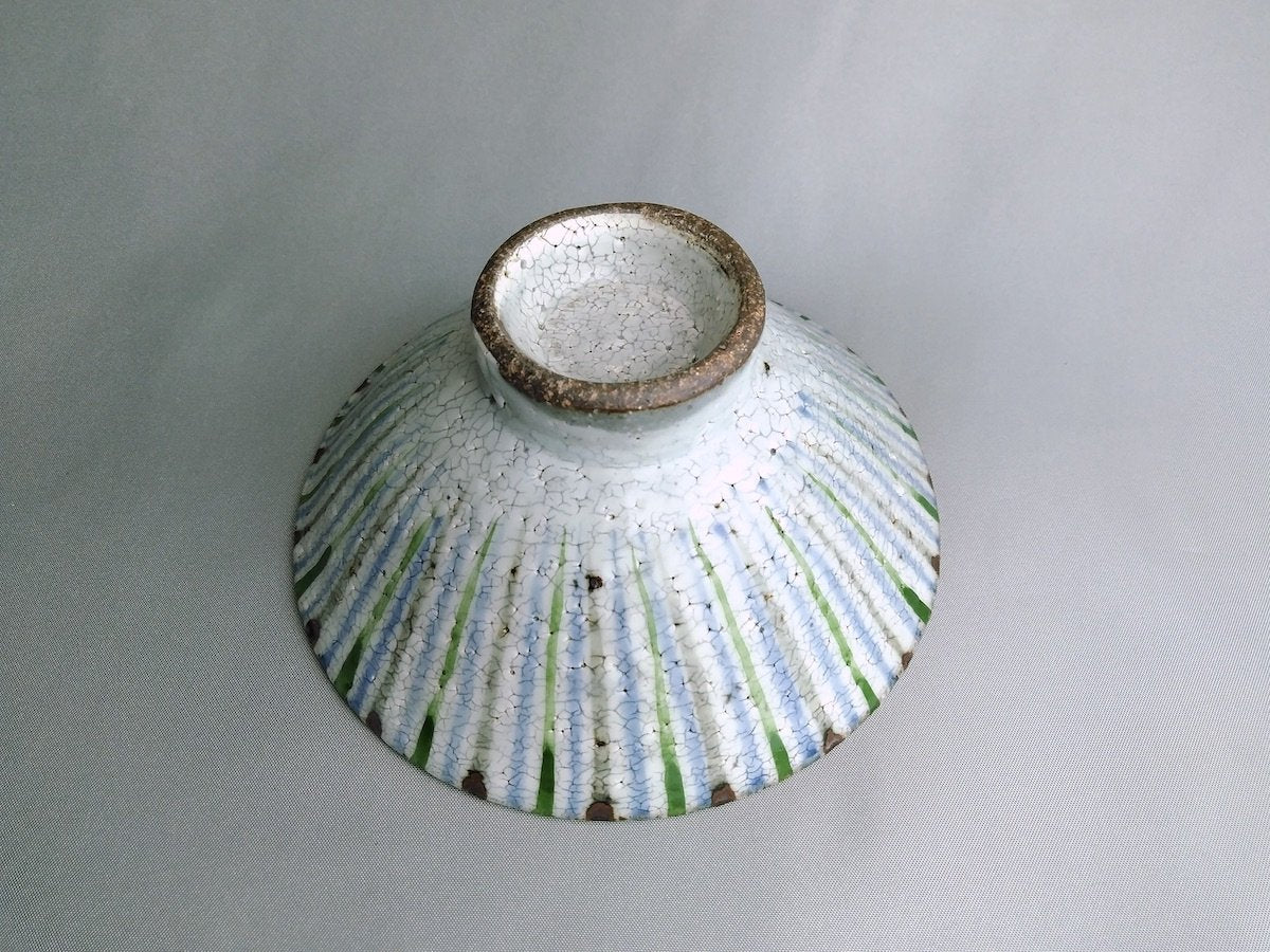 三色十草飯碗緑【三浦繁久】