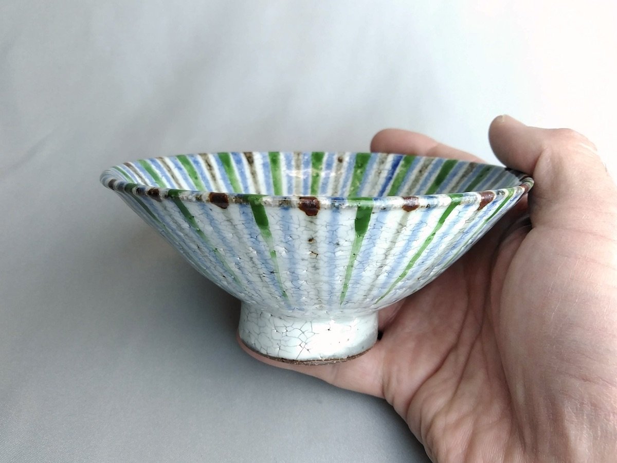 三色十草飯碗緑【三浦繁久】