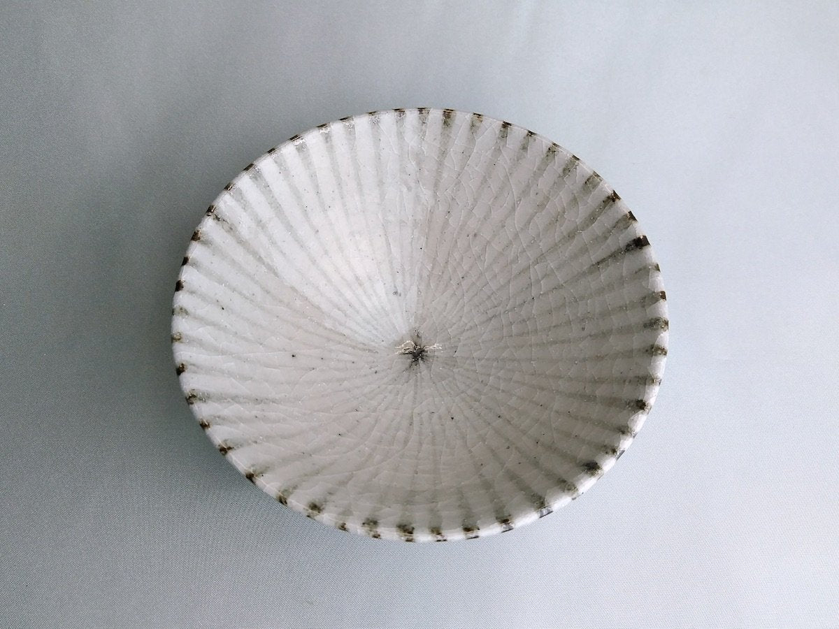 志野十草飯碗小【三浦繁久】