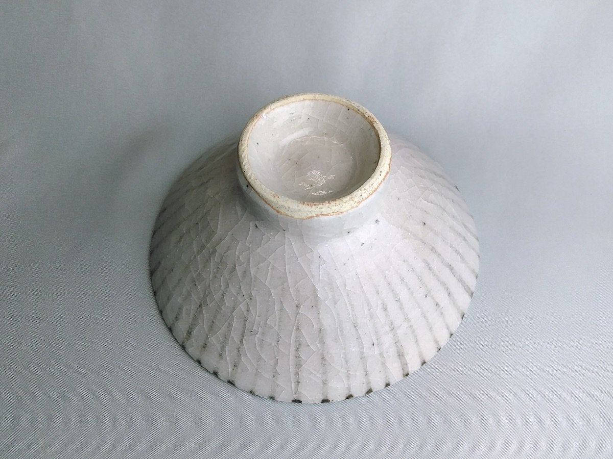 志野十草飯碗小【三浦繁久】