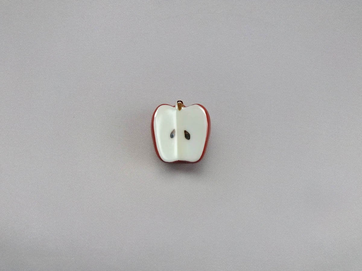 錦りんご箸置き 赤【皓洋窯】